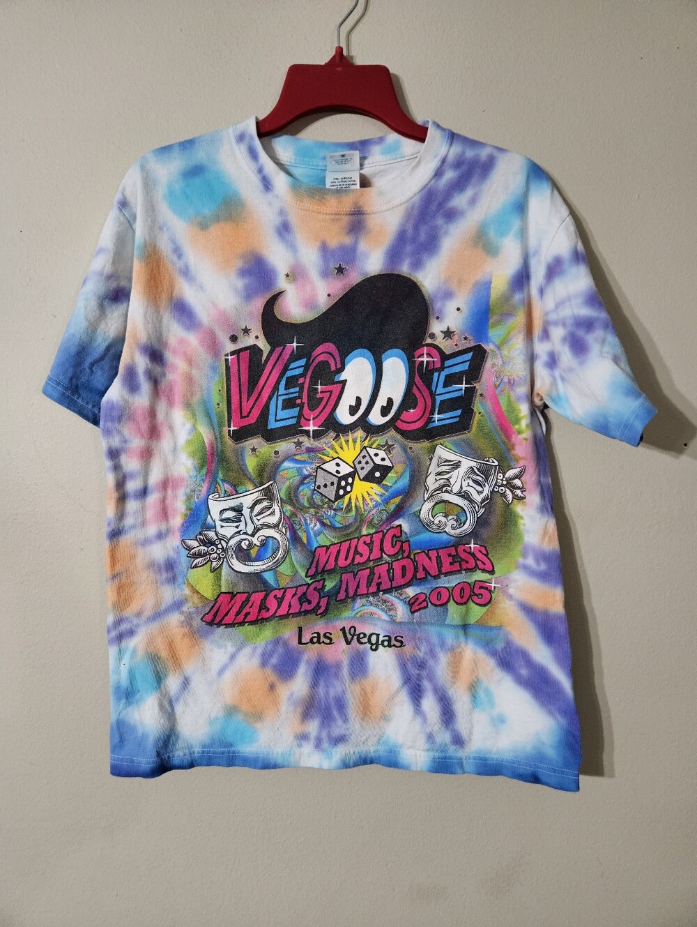 VTG 2005 Vegoose Music Festival Tiedye Tshirt Medium
